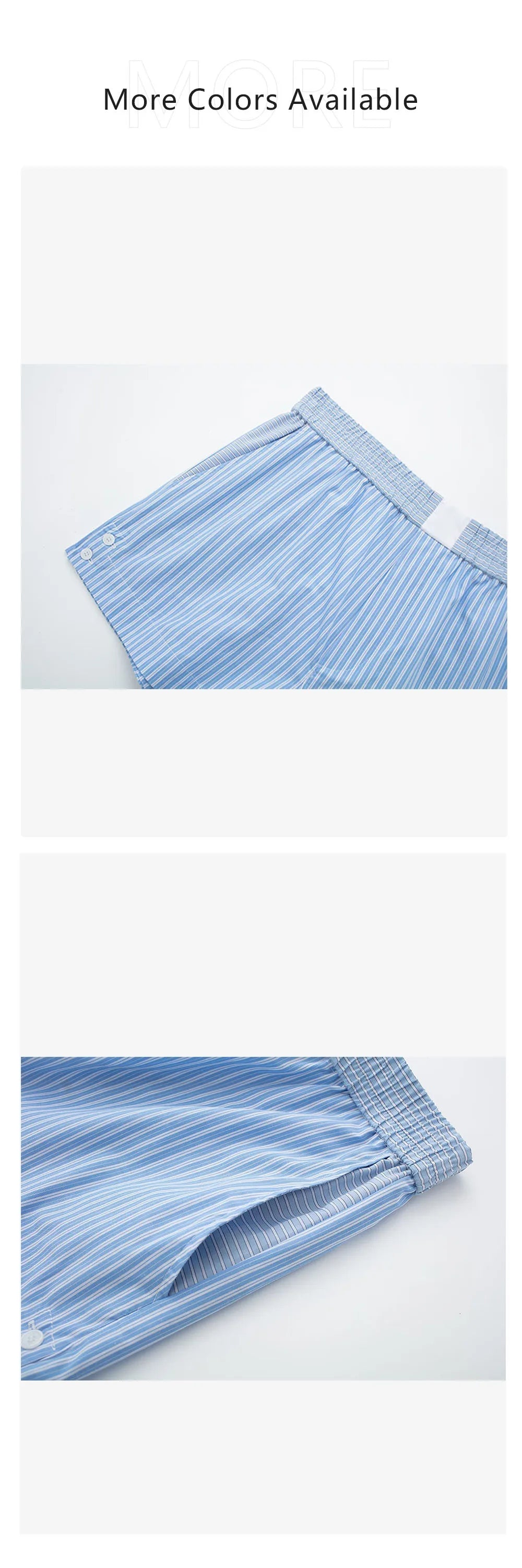 Striped Poplin Short Shirt Striped Poplin Shorts Set