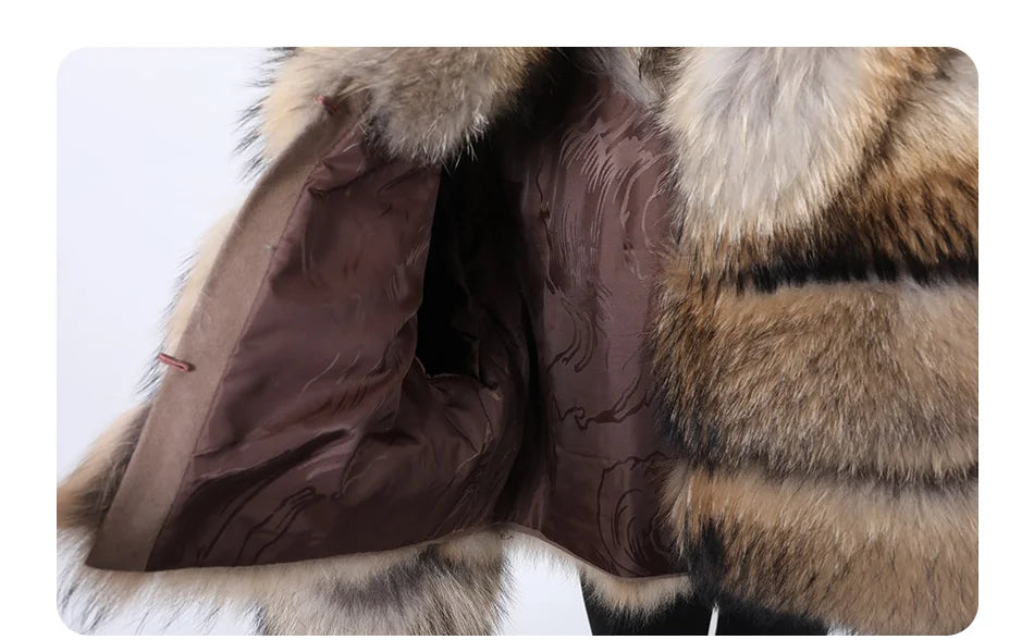 Women Winter Short collar Natural real Fox Fur