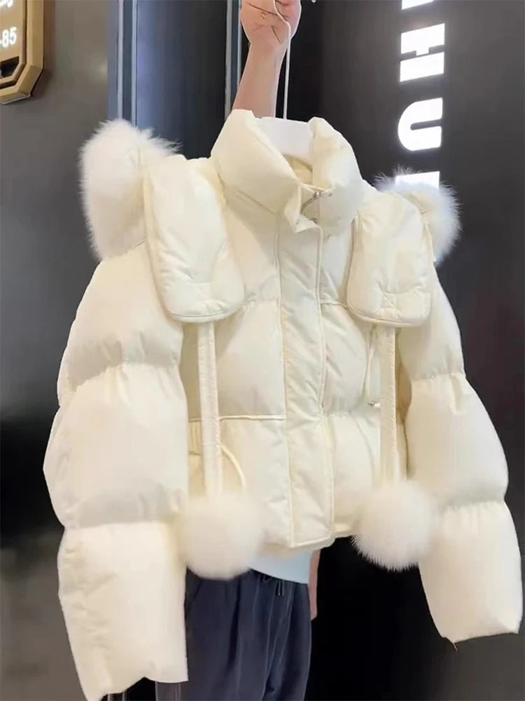 White Parka Jacket