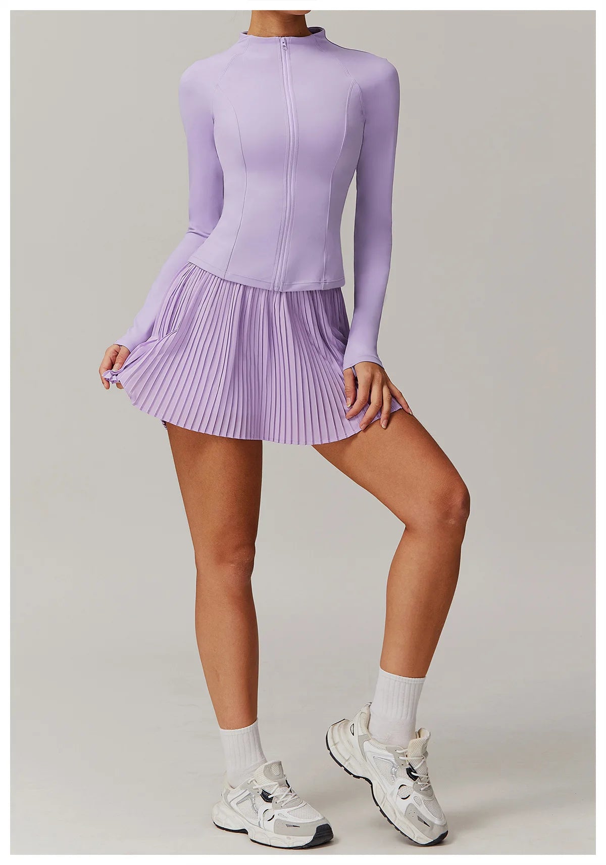 Womens two piece tennis outfit