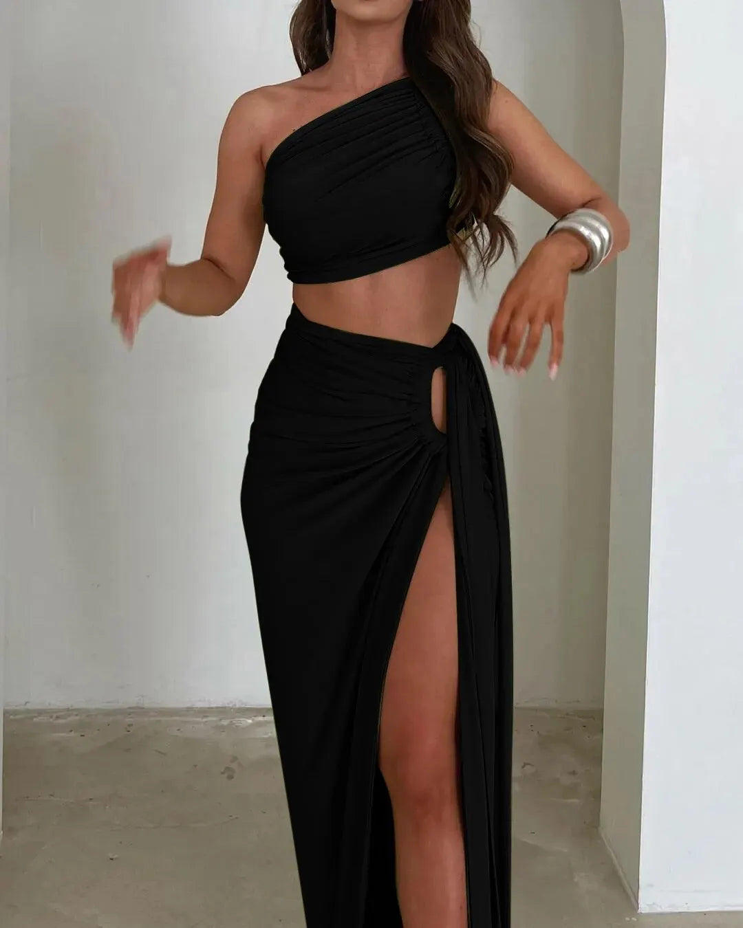 Long Skirts Two Piece Matching Sets