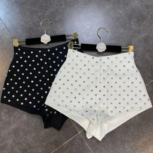 High Waist Diamonds Shorts