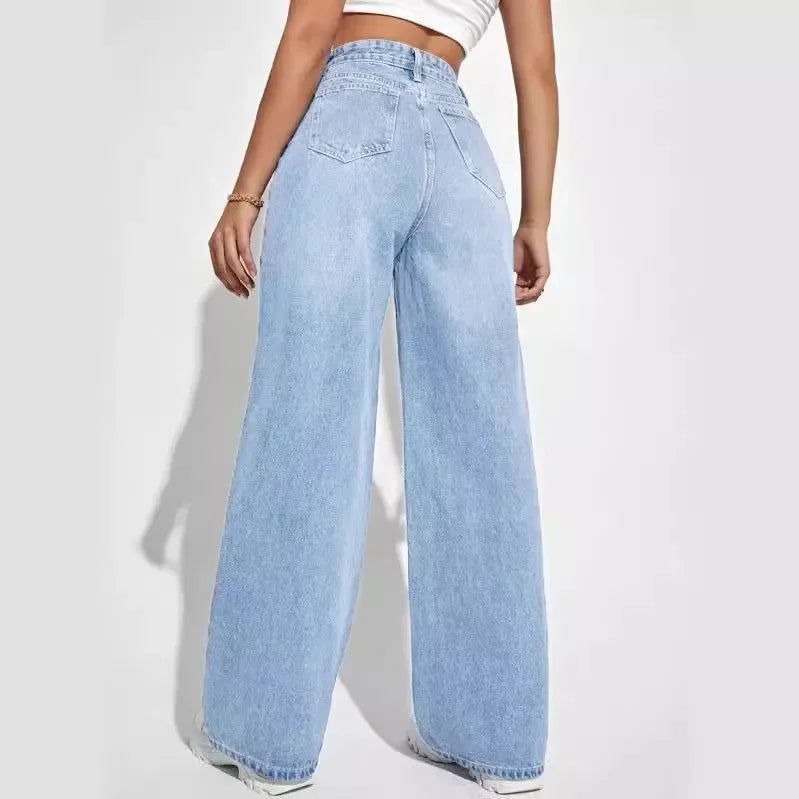 Women Jeans Denim Wide Leg