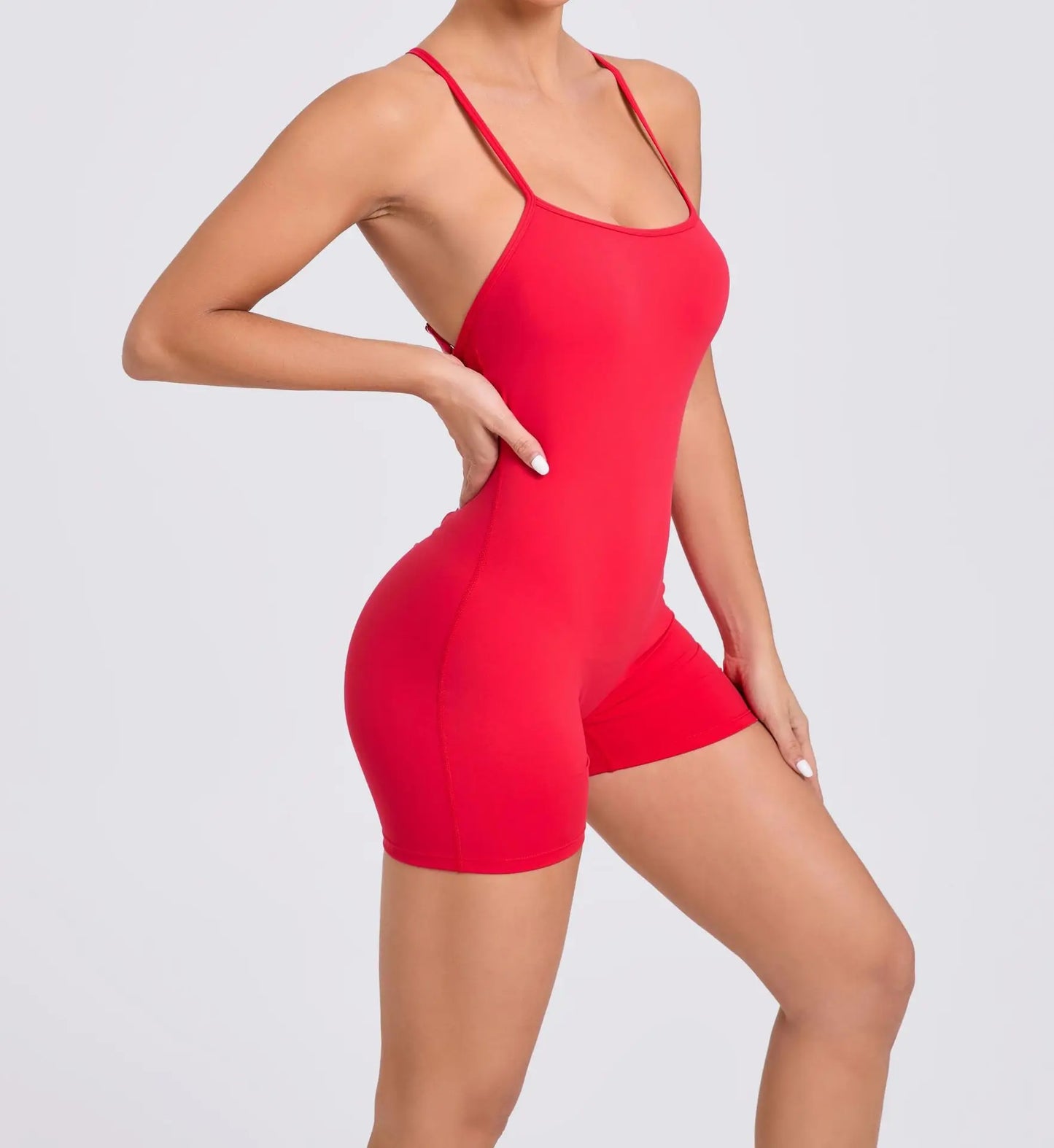 Women Yoga Bodycon Jumpsuit