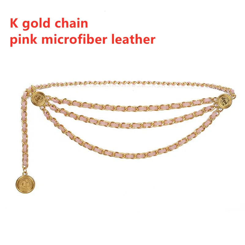 Metal Tassel Chain Waist Chain Belt