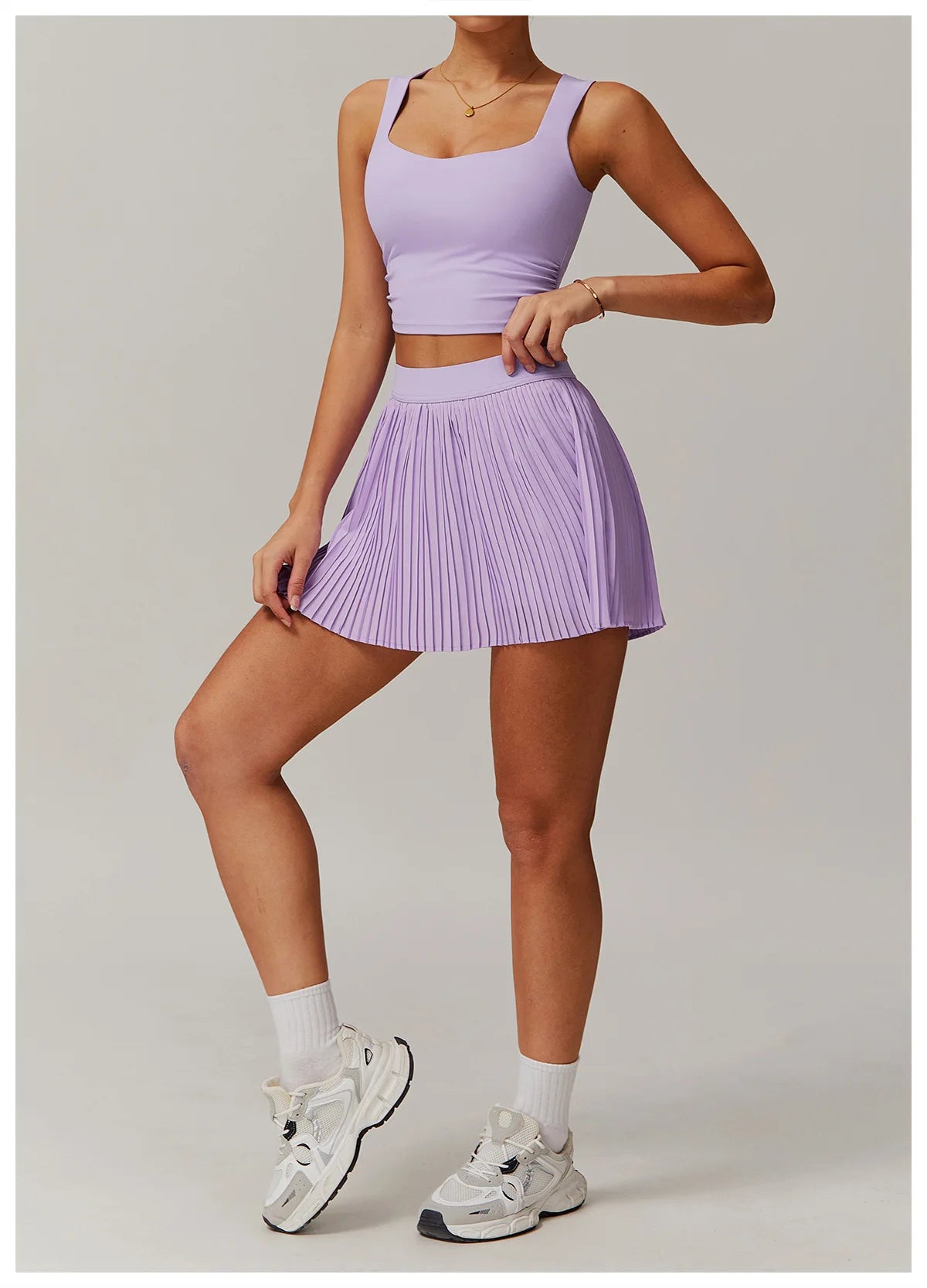 Womens two piece tennis outfit