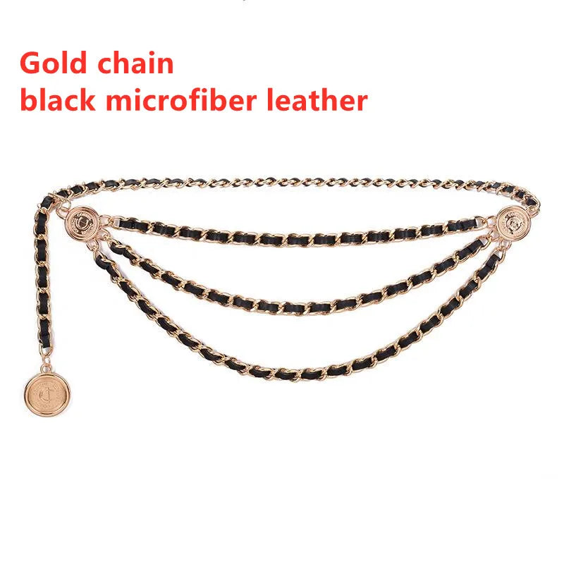 Metal Tassel Chain Waist Chain Belt