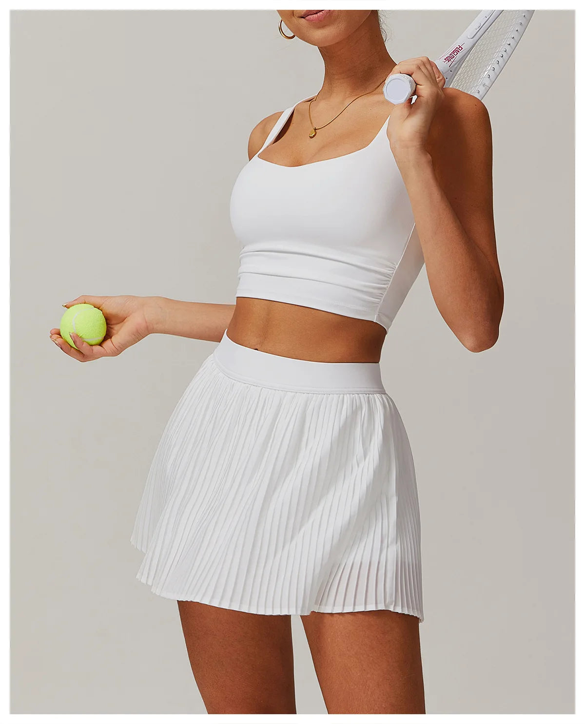 Womens two piece tennis outfit