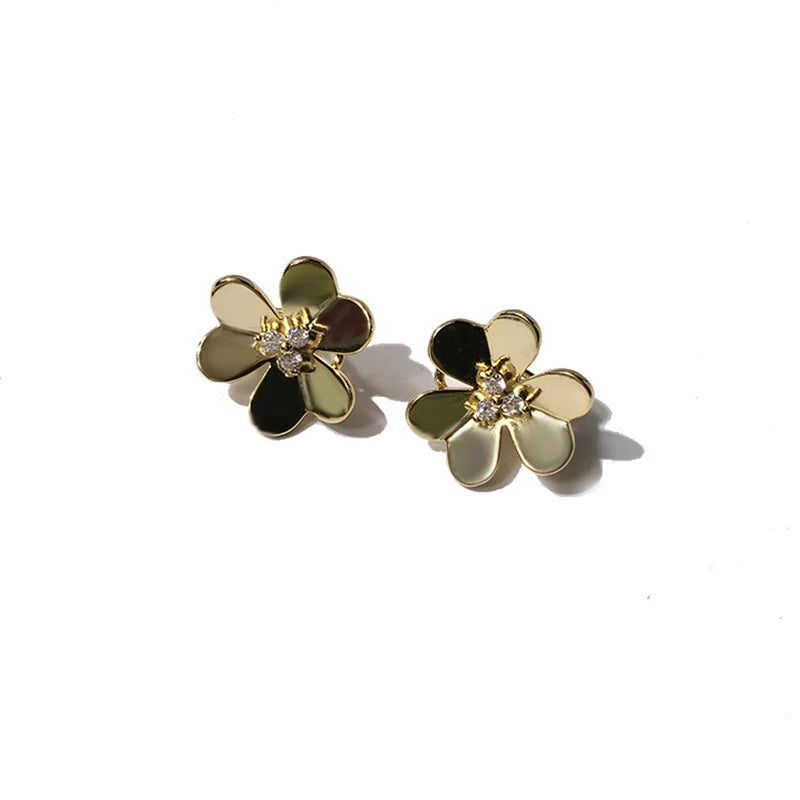 Lucky Clover Flower Pendants Necklaces